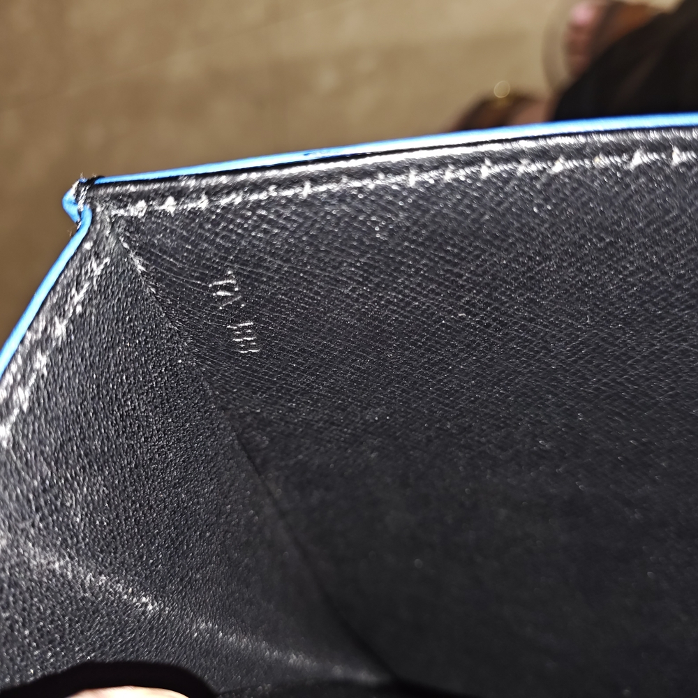 Louis Vuitton Blue Epu Clutch/ Document Envelope - Picture 5 of 7
